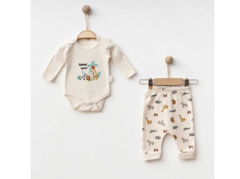 ERKEK 3/9 AY HAYVANLAR ALEMİ KOLLU İKİLİ TAKIM