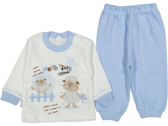 UNISEX 4/5  YAŞ KUZULU PİJAMA TAKIM