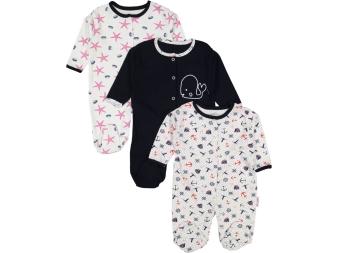 UNISEX 3/9 AY ÇITÇITLI DENİZCİ TULUM