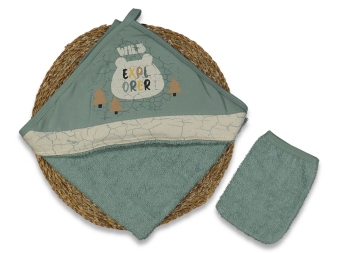 ERKEK 12/12 AY EXPLORER BASKILI HAVLU SİLGİ