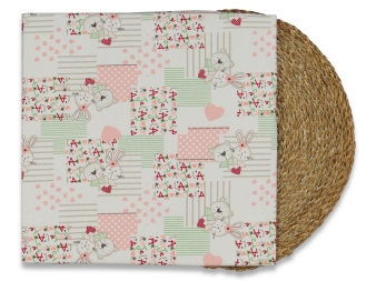 UNISEX 1/12 AY TAVŞANLI PENYE BATTANİYE 80*90 CM