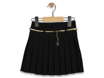 KIZ 9/12 YAŞ KEMERLİ PİLİSELİ ETEK