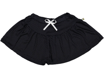 KIZ 9/12 YAŞ KÜÇÜK PUANLI DESENLİ ŞORT ETEK