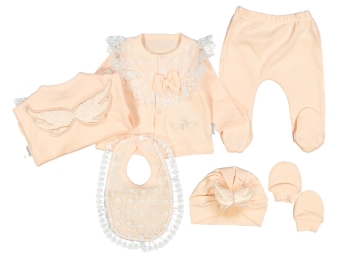 KIZ 1/3 AY MELEK KANATLI 5'Lİ SET