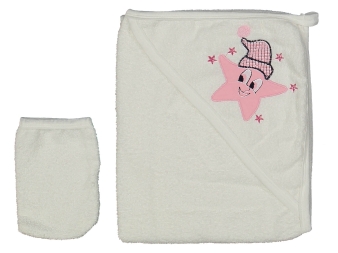 UNISEX 1/36 AY YILDIZ NAKIŞLI DOKUMA HAVLU SİLGİ