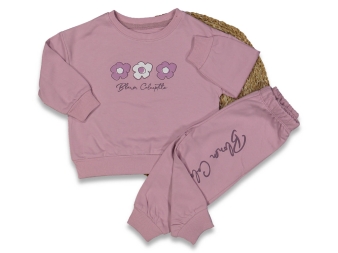 KIZ 12/24 AY BLOOM ÇİÇEK BASKILI 2İP TAKIM