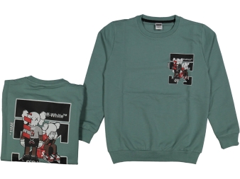 ERKEK 13/16 YAŞ OFF WHITE PALYACO SWEAT