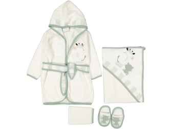 UNISEX 1/12 AY ZÜREFA KEDİ  GAYE BORNOZ SET