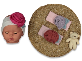 KIZ 3/12 AY KAŞKORSE GÜLLÜ SAÇBANDI