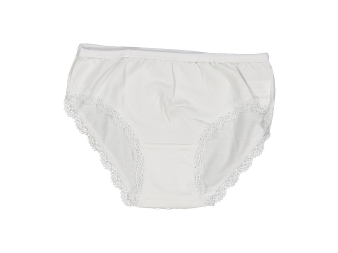 KIZ 2/3 YAŞ BEYAZ LİKRALI SLİP 