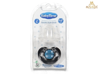 BEBE SİL.EMZİK DAMAK KOR.KAP.SİYAH GÖVDE