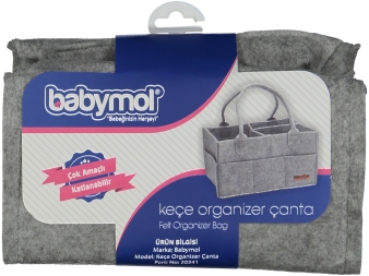 UNISEX 1/1 AY KEÇE ORGANİZER ÇANTA