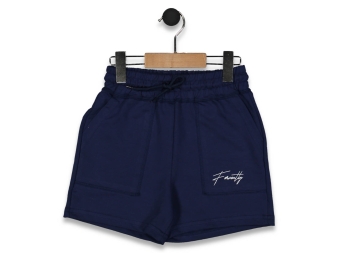 ERKEK 9/12 YAŞ ÖNÜ DİKİŞLİ NAKIŞLI KIZ ŞORT