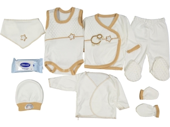 UNISEX 8 PARÇA NOHUTLU KUZULU ZIBIN SETİ