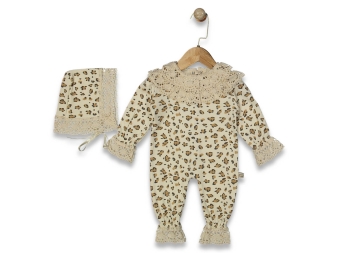 KIZ 3/12 AY DANTELLİ LEOPARLI TULUM