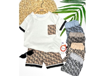 ERKEK 2/5 YAŞ BTS YAZILI KISA KOLLU TAKIM