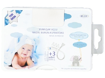 BEBE YUMUŞAK UÇLU NAZAL BURUN ASPİRATÖRÜ