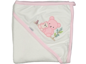 UNISEX 1/6 AY AĞAÇLI AYILAR NAKIŞLI HAVLU SİLGİ