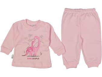 UNISEX 6/12 AY DİNO BASKILI PİJAMA