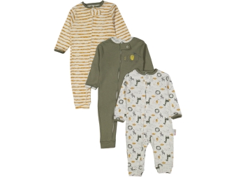 ERKEK 9/18 AY FERMUARLI FİL ASLAN BASKILI TULUM