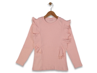 KIZ 5/8 YAŞ ÖN ARKA FIRFIRLI FİTİLLİ  BADİ