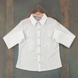 5-8 YAŞ KIZ ÇOCUK OKUL GÖMLEĞİ