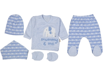 ERKEK 3/3 AY MUMMY ME FİLLİ 5Lİ ZIBIN TAKIM