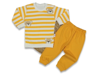 ERKEK 6/18 AY ÇİZGİLİ AYI BASKILI 2Lİ TAKIM