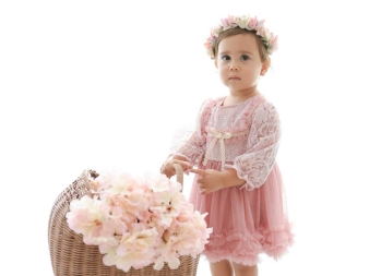 KIZ 6/18 AY ARWIN BABY ROMPER DANTELLİ ELBİSE