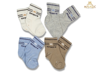 BEBE 1 YAŞ DESENLİ PENYE ÇORAP