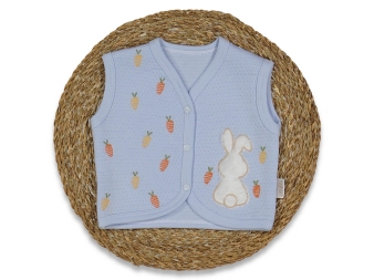 UNISEX 3/12 AY TAVŞAN DESEN YELEK 