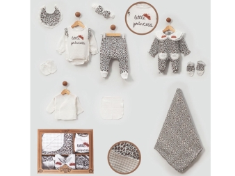 UNISEX 1/3 AY LEOPAR DESENLİ 10 LU SET