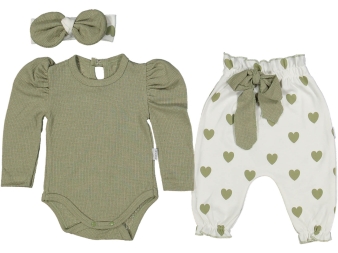 KIZ 6/18 AY KARPUZ KOL KALPLİ 3LÜ TAKIM