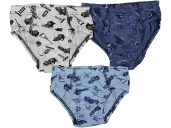 ERKEK 6/7  YAŞ KARIŞIK DESENLİ SLİP KİLOT