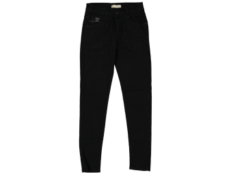 KIZ 12/16 YAŞ TAŞLI KALP NAKIŞLI KOT PANTOLON 