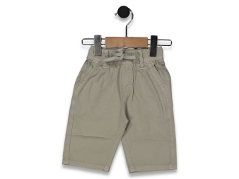 ERKEK 9/12 YAŞ BELİ İPLİ KETEN KAPRİ