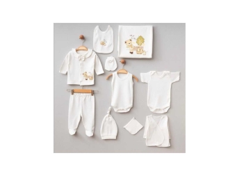 UNISEX 1/6 AY AYI BASKİLİ AYİ 10 LU SET