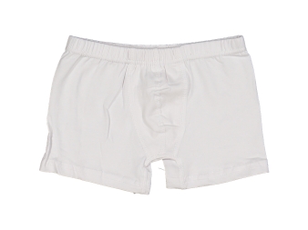 ERKEK 2/3 YAŞ BEYAZ LİKRALI  BOXER