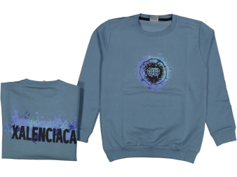 ERKEK 9/12 YAŞ XALENCIACA BASKILI SWEAT