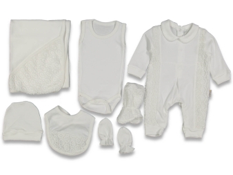 KIZ 1/1 AY KENAR BRODELİ 7 Lİ SET 