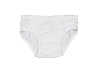 ERKEK 6/7 YAŞ BEYAZ LİKRALI KOM SLİP 