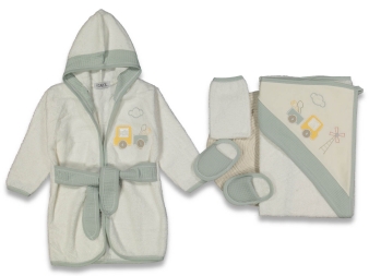 ERKEK 1/12 AY KAMYON  BORNOZ SET