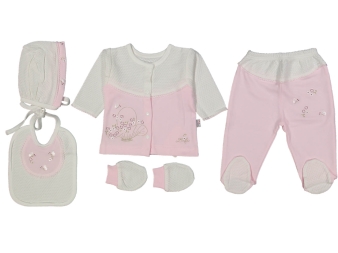 KIZ 1/3 AY SEPETLİ ÇİÇEKLİ 5Lİ SET