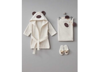 UNISEX 1/24 AY SEVİMLİ İNEK BORNOZ SETİ