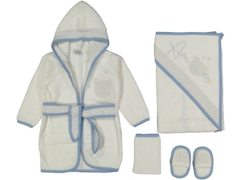 ERKEK 1/12 AY AMORE KALPLİ BORNOZ SET