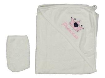 KIZ 1/36 AY PRİNCESS NAKIŞLI DOKUMA HAVLU SİLGİ