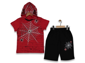 ERKEK 7/10 YAŞ ÖRÜMCEK AĞI SORTLU TAKİM