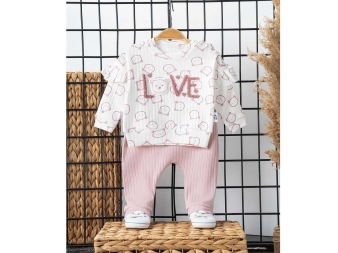 KIZ 6/12 AY LOVE SÜZÜNELİ 2 LI TAKIM 