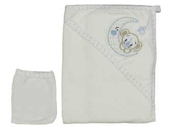 UNISEX 1/12 AY PANDA NAKIŞLI HAVLU SİLGİ 