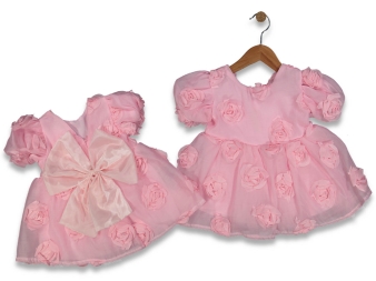 KIZ 1/5 YAŞ GÜL SÜZÜNELİ ELBİSE